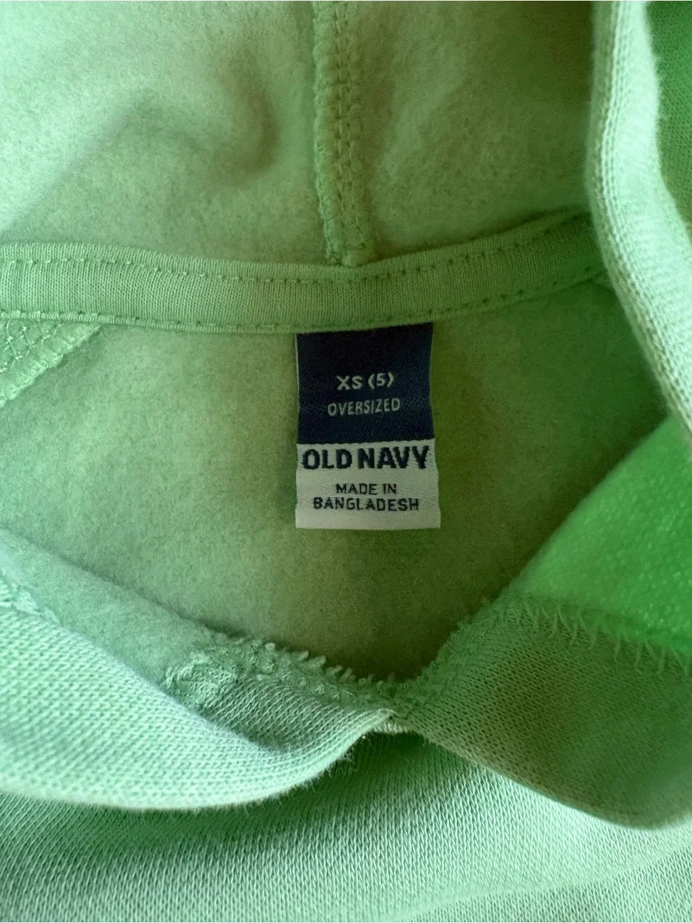 Old Navy cozy mint